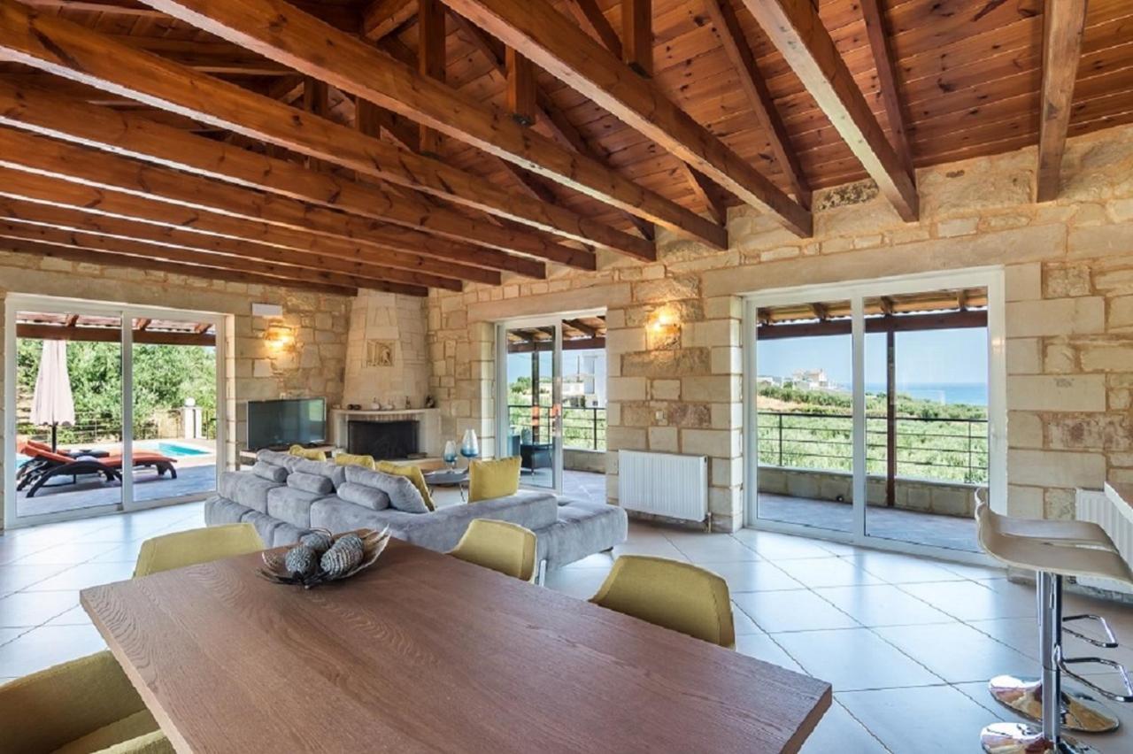 Villa Chara Chania Агия-Марина Экстерьер фото